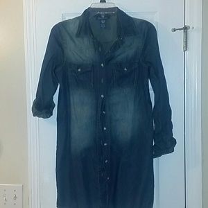 Junior Denim Top, XS